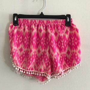 Pink Pattern Shorts